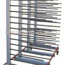 Сушилка-стеллаж на колесах, разборная (стеллаж-тележка)