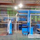 Станок лазерной резки Finn Power LSR6/LC6 с автоматической загрузкой листа, сортировкой деталей и выгрузкой решетки.