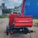 Дробилка на прицепе с дизельным двигателем Моби-261 Измельчает бревна до диаметра 26 см и с сопоставимый брус