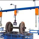 Стенд дефектоскопии колесных пар локомотивов