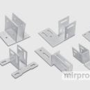 Кронштейны для фасадного остекления