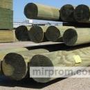 Деревянные опоры ЛЭП