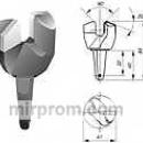 Резец угольный РУ-15 для бурения шпуров, твёрдых пород при взрывных и горных работах, в шахтах, карьерах, рудниках