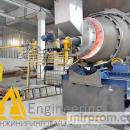 Роторная печь для плавки меди