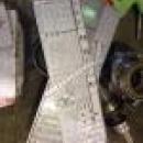 Таблички коробки подач/ скоростей 1К62Д