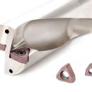 Tungaloy добавляет новые сплавы пластин в серию TungSixDrill