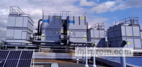 Система охлаждения без использования компрессоров холодильных машин за счет обдува воздухом