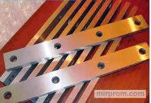 В наличии Ножи для ножниц гильотинных от производителя, ножи для дробилок.