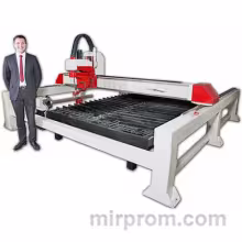 5 координатный станок ЧПУ плазменной резки металла Extra-4 (2100х6400х300)