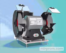 Заточной станок со встроенной вытяжкой и фильтрацией абразивной пыли ЗСВ-25