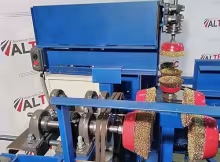 Станок для очистки профильной трубы от ржавчины СЗ – 100