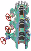 Обвязка колонная ОКК1, ОКК2, ОКК3, ОКК4; PN 14, 21, 35, 70, 105 МПа (К1, К2, К3)