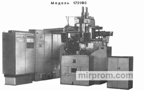Полуавтомат токарный вертикальный 1751Ф3