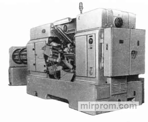 Полуавтомат токарный восьмишпиндельный горизонтальный прутковый 1265М-8