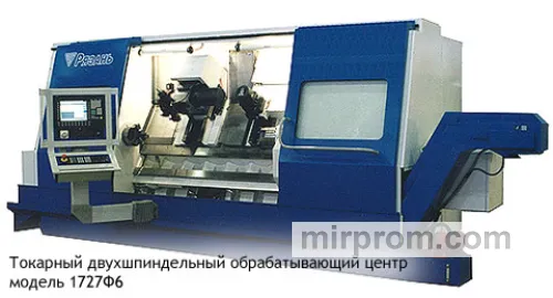Полуавтомат токарный патронно-центровой с ЧПУ 1757Ф6 (РМЦ 1000)