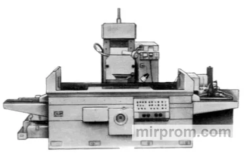 Станок плоскошлифовальный с прямоугольным столом и горизонтальным шпинделем 3А722А