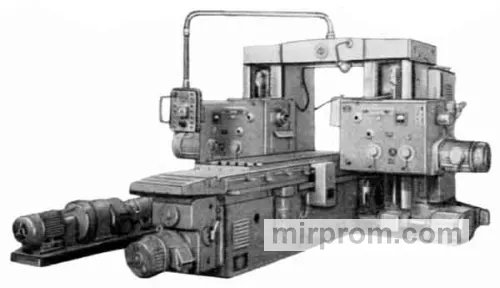 Станок продольно-фрезерный двухстоечный двухшпиндельный 6605