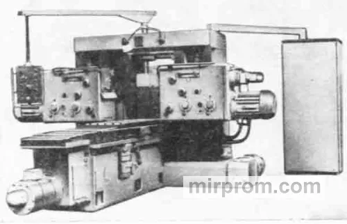 Станок продольно-фрезерный двухстоечный двухшпиндельный 6Г605
