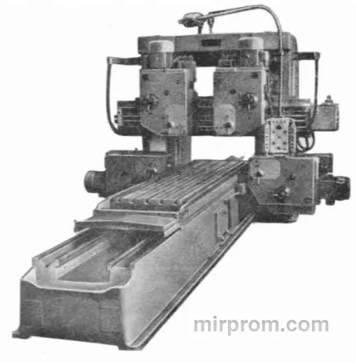 Станок продольно-фрезерный двухстоечный четырехшпиндельный 6610
