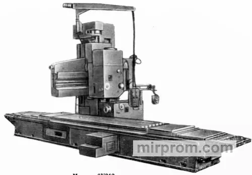 Станок продольно-фрезерный с подвижным порталом и ЧПУ 6718