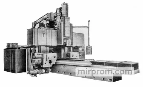 Станок продольный многооперационный фрезерно-расточный двухстоечный с УЦИ и преднабором 6М610Ф1-08