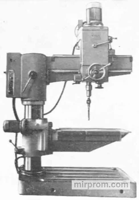 Станок радиально-сверлильный с подъемно-поворотным столом 2532Л