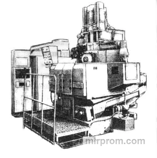 Полуавтомат токарный вертикальный одношпиндельный двухсуппортный