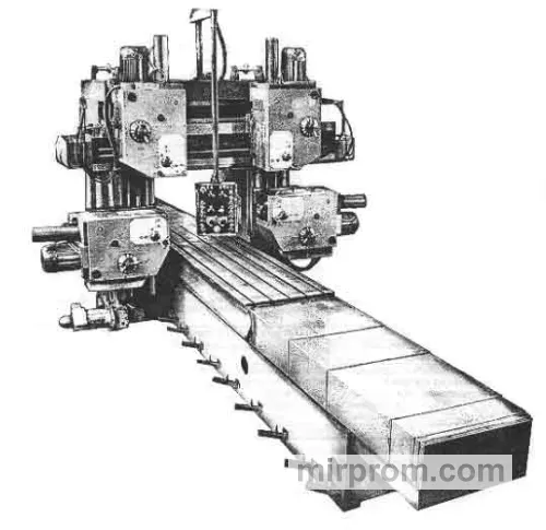 Станок продольно-фрезерный с четырьмя бабками